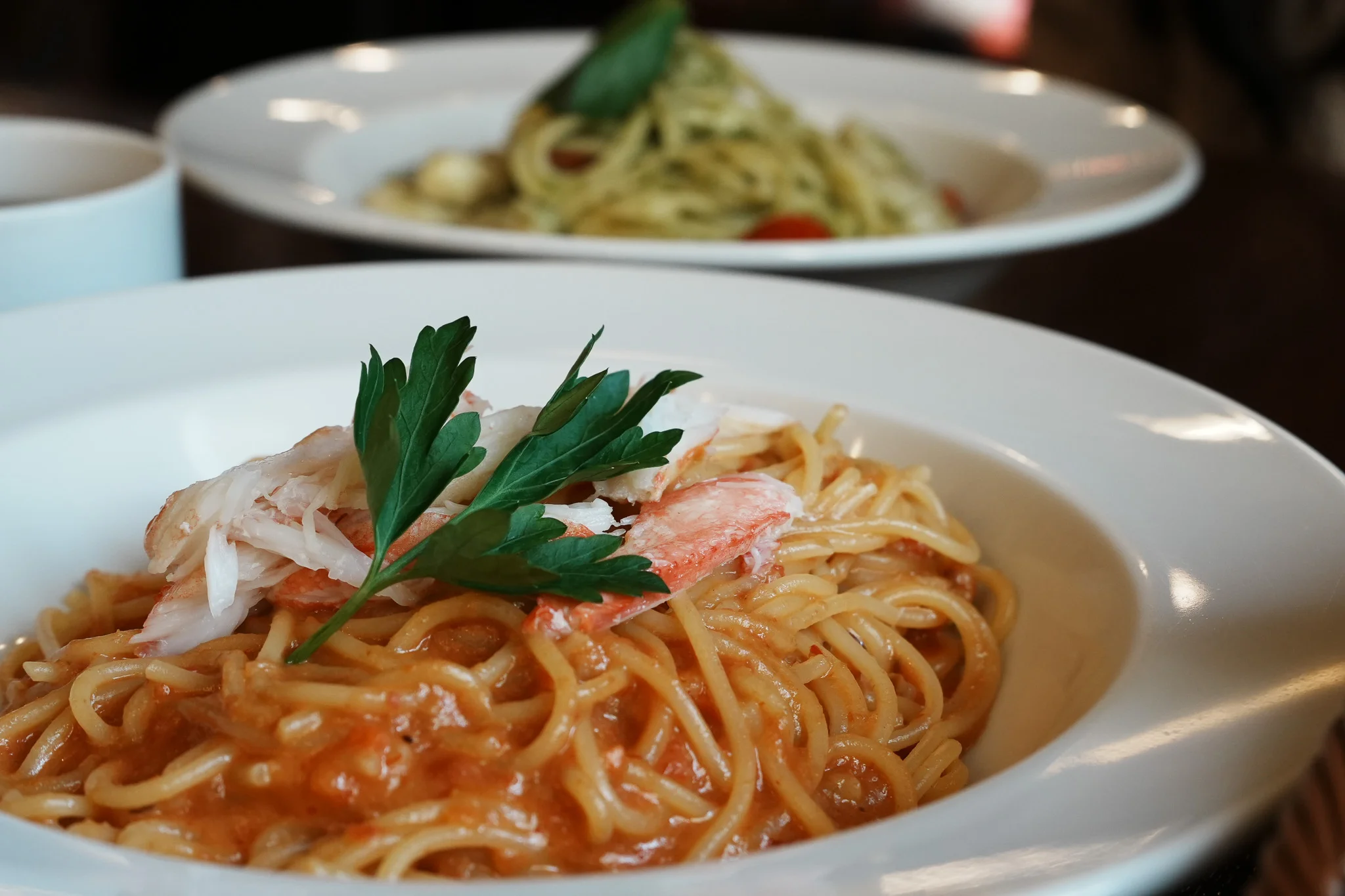 小樽バイン カニクリームパスタ